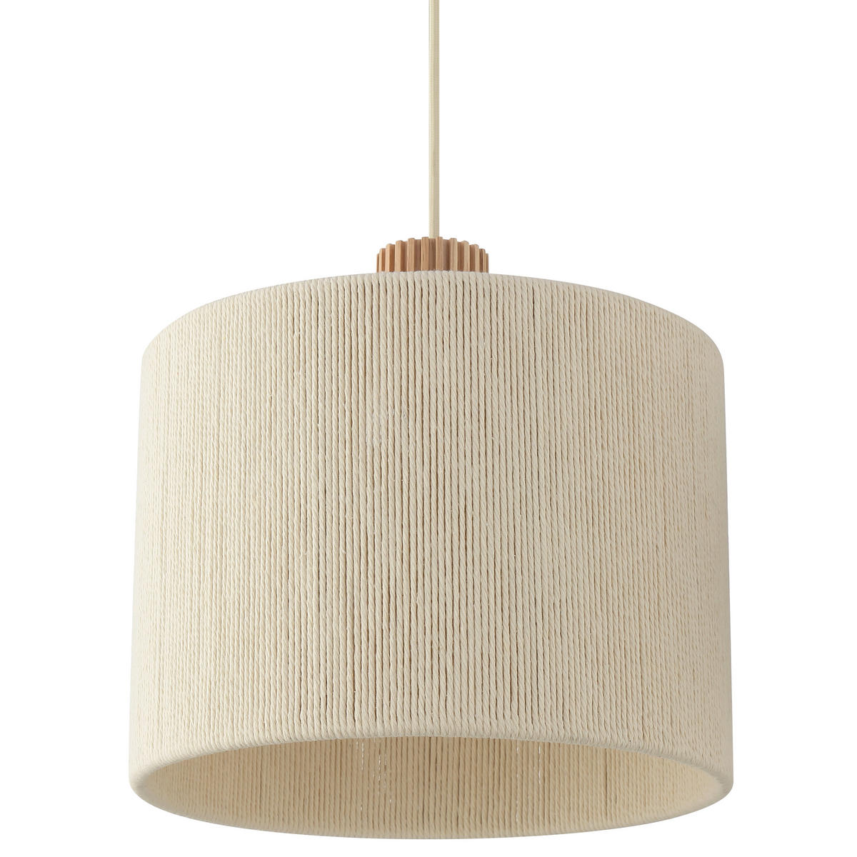 HÄNGELEUCHTE ARLO 120/150/28 cm  - Beigebraun/Braun, Natur, Holz/Textil (120/150/28cm) - Brilliant