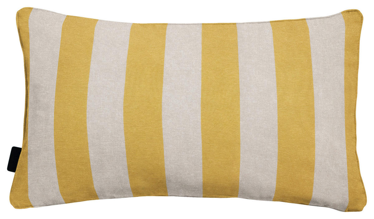 ZIERKISSEN  - Gelb/Creme, Basics, Textil (50/30/10cm)