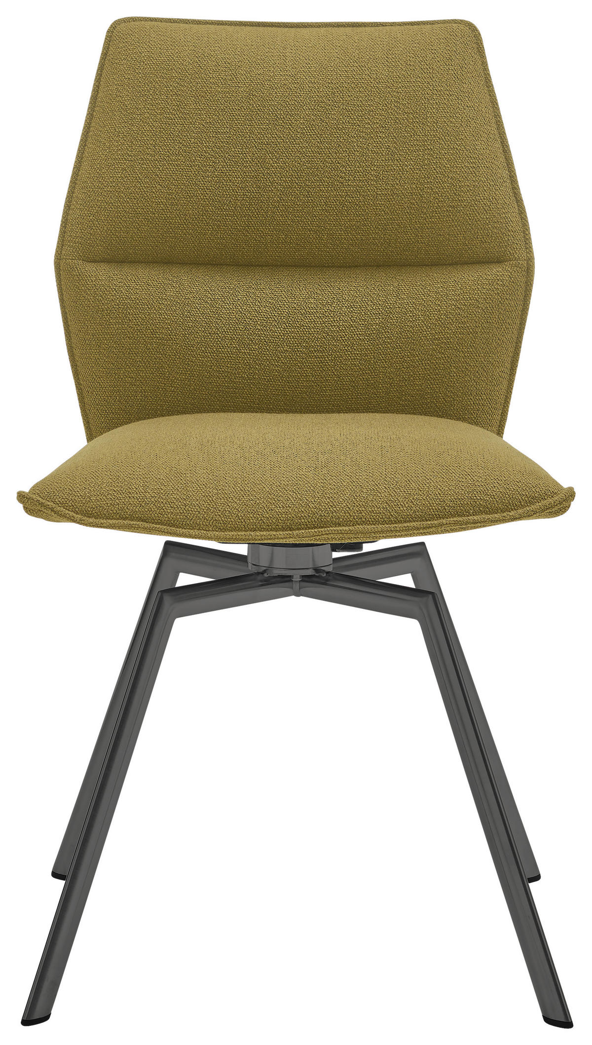 STUHL Anthrazit, Grün  - Anthrazit/Grün, Design, Textil/Metall (49/86/60cm) - Venjakob