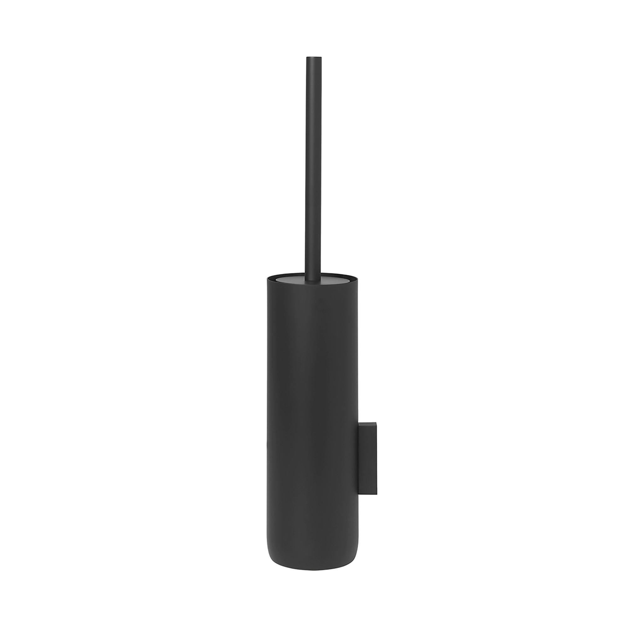 WC-BÜRSTENGARNITUR - Schwarz, Design, Kunststoff/Metall (8,9/49cm) - Blomus