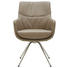 ARMLEHNSTUHL in Taupe, Edelstahlfarben - Taupe/Edelstahlfarben, Design, Leder/Metall (60/90/61cm) - Dieter Knoll ARMLEHNSTUHL in Taupe, Edelstahlfarben - Taupe/Edelstahlfarben, Design, Leder/Metall (60/90/61cm) - Dieter Knoll
