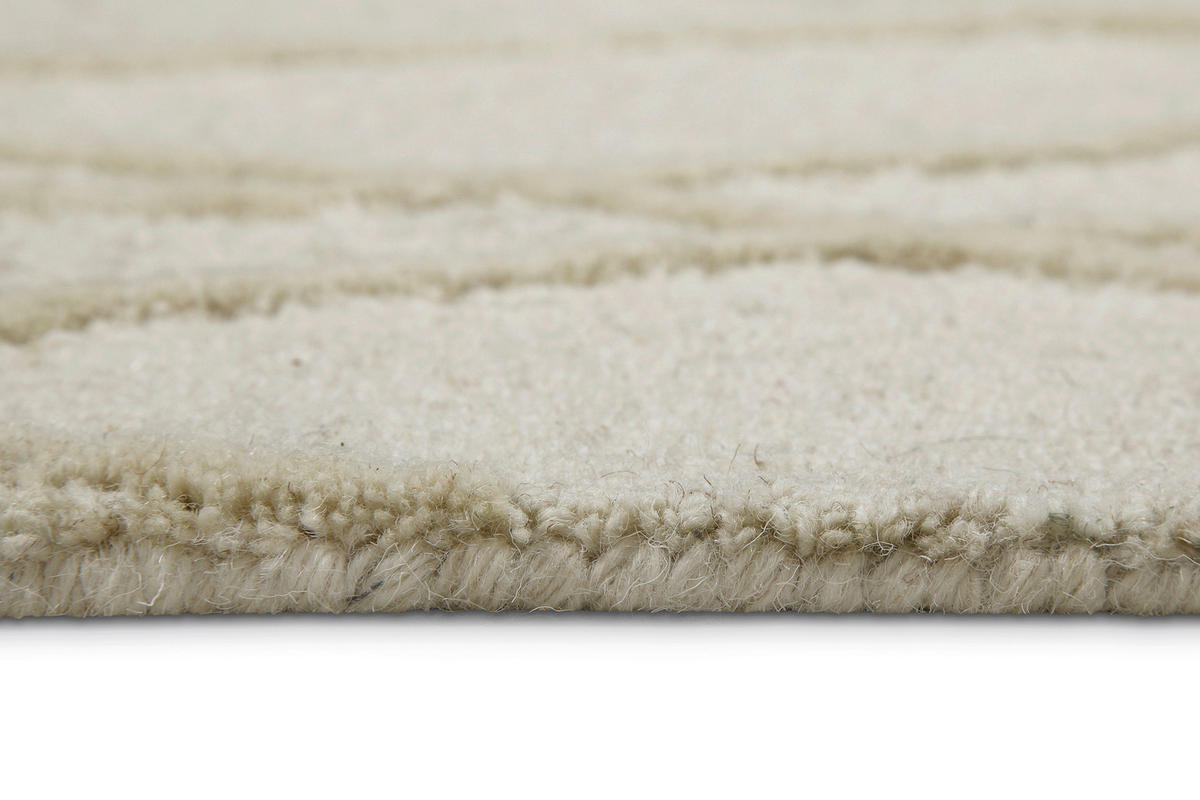 WEBTEPPICH Wohnzimmer 160/230 cm Hampton Twentythree Creme rechteckig  - Creme, Design, Textil (160/230cm) - WECON HOME