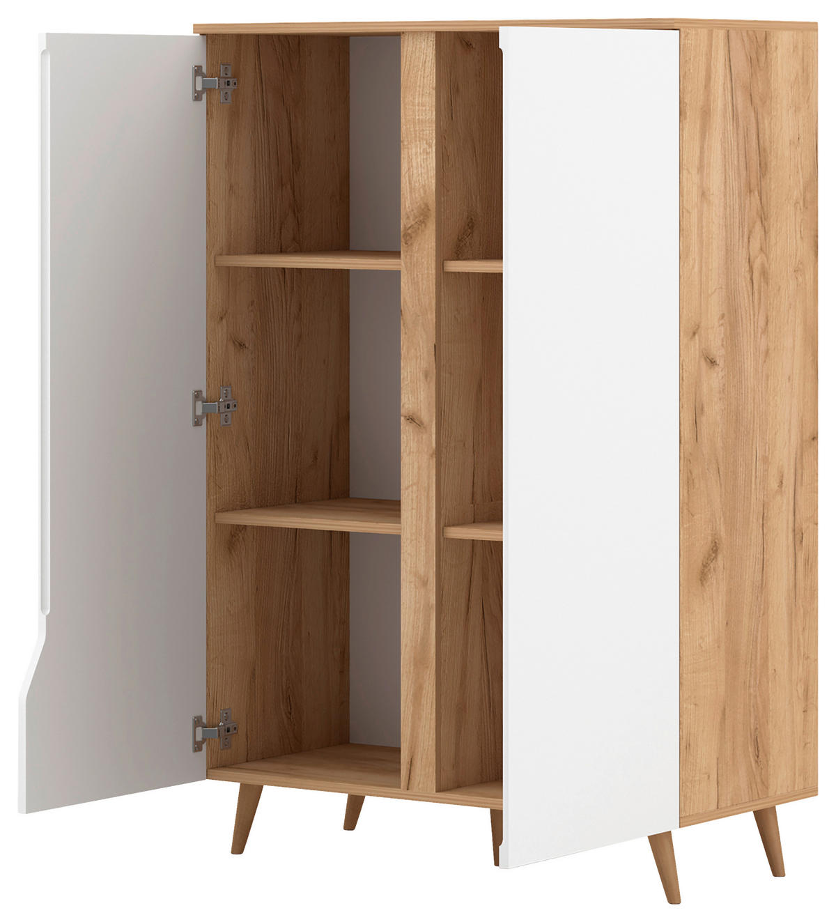 SIDEBOARD  in 90/132/42 cm  - Eichefarben/Eiche Wotan, Design, Holzwerkstoff (90/132/42cm) - Livetastic