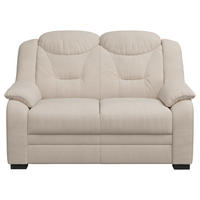 2-SITZER-SOFA  in Chenille Beige  - Beige/Schwarz, Basics, Kunststoff/Textil (138/99/99cm) - MID.YOU