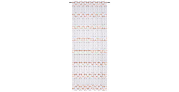 FERTIGVORHANG halbtransparent - Terra cotta, KONVENTIONELL, Textil (140/245cm) - Esposa