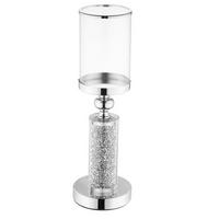 WINDLICHT - Silberfarben, Basics, Metall (12/12/40cm)