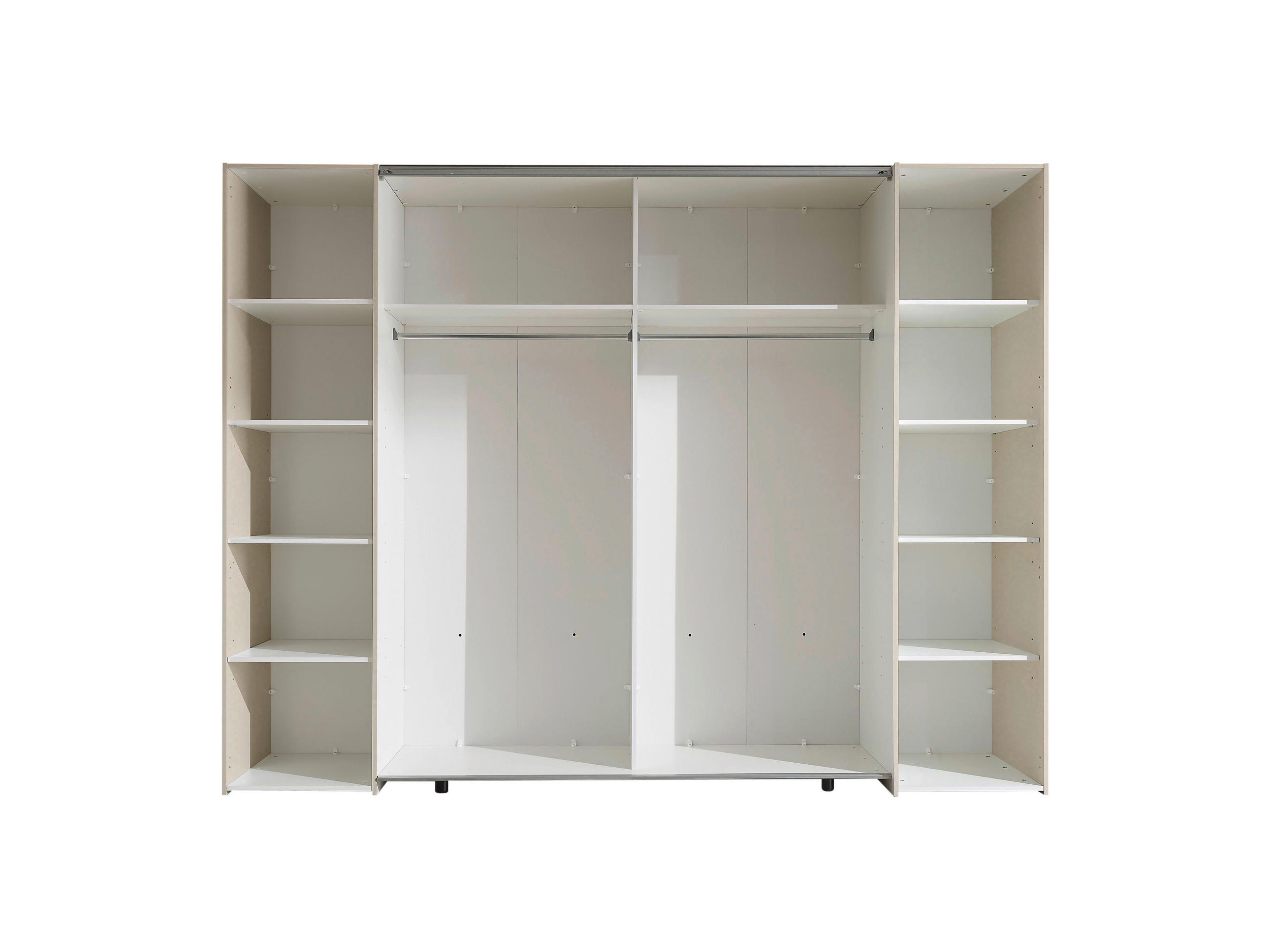 ORMAR ZA ODJEĆU kašmir   - kašmir/crna, Moderno, staklo/drvni materijal (267/205/57cm) - Ti'me