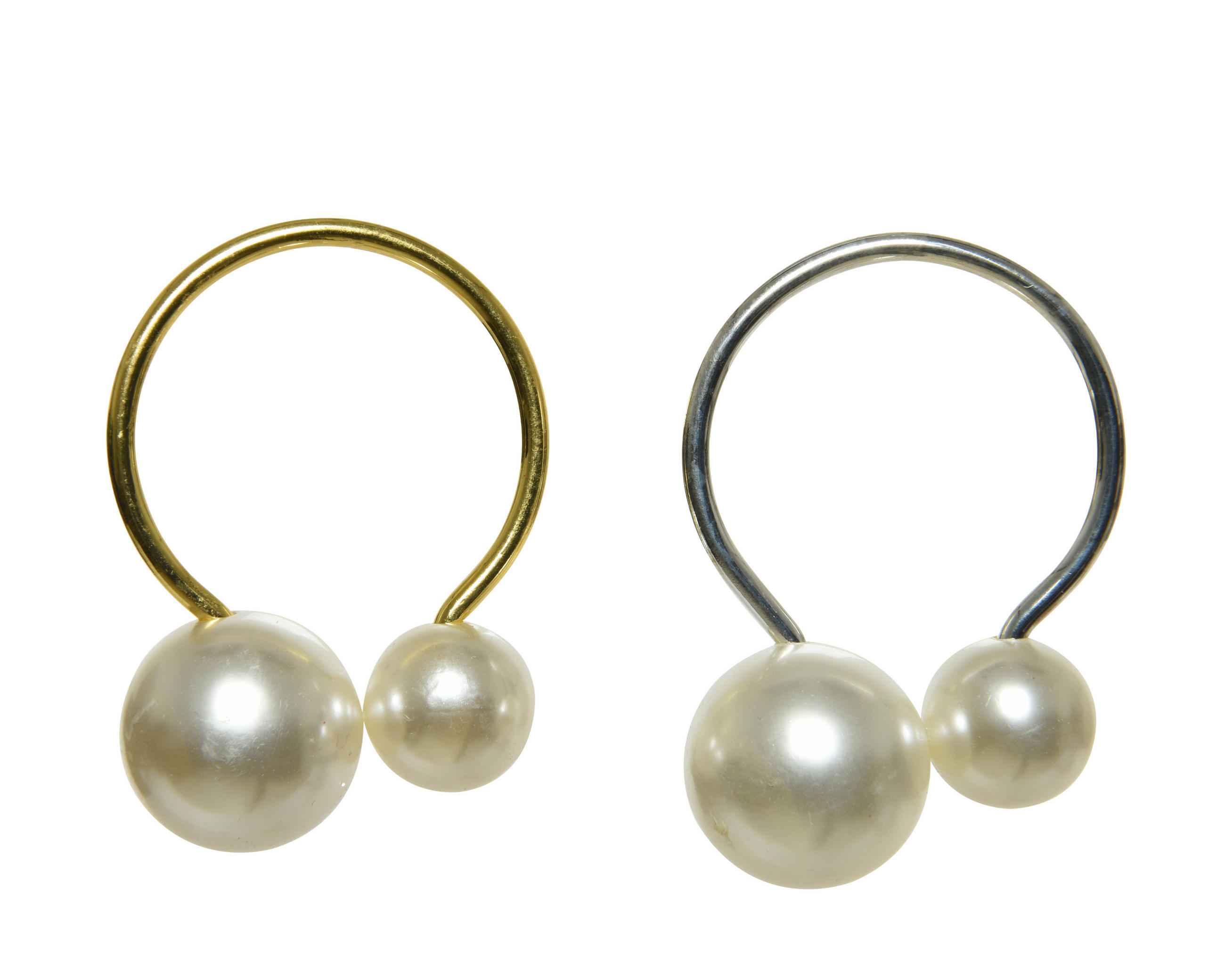 SERVIETTENRINGESET    - Multicolor, Basics, Metall (4.5/6.5/2.5cm)