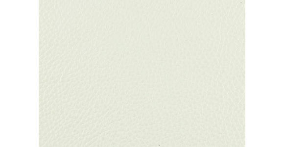 3-SITZER-SOFA  in Echtleder Weiß   - Schwarz/Weiß, Design, Leder/Metall (210/79/104cm) - Belluti