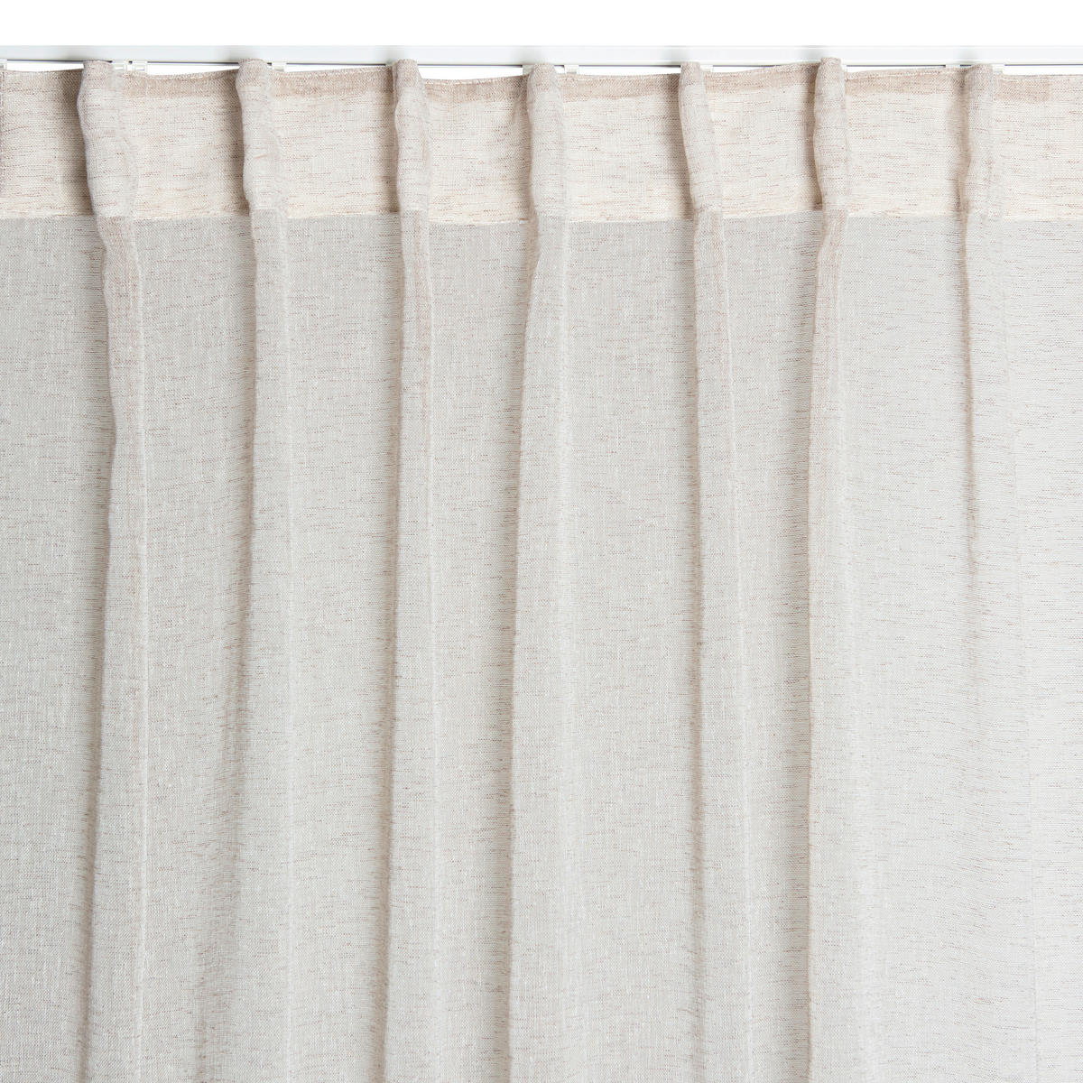 FERTIGVORHANG transparent  - Beige, Basics, Textil (140/240cm)