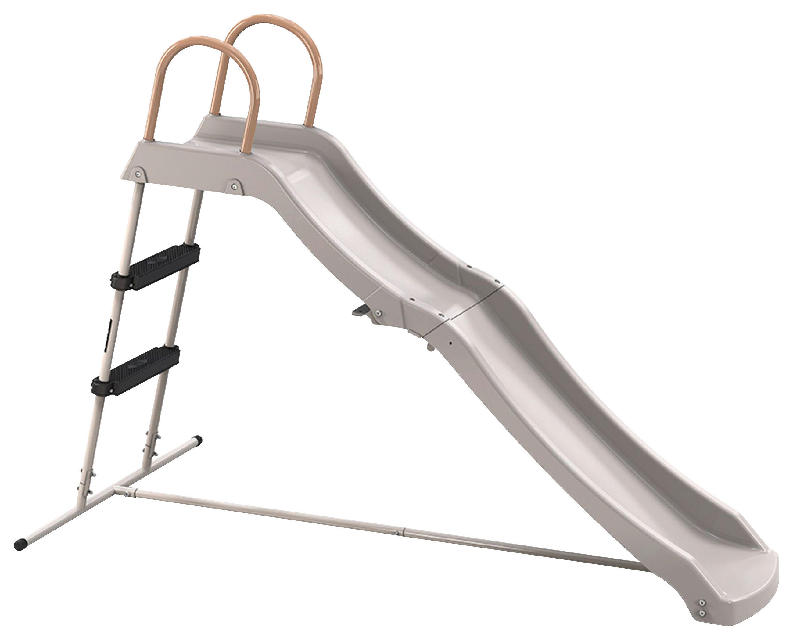 KINDERRUTSCHE Slides  - Beige/Terracotta, MODERN, Kunststoff/Metall (185/91/123cm)
