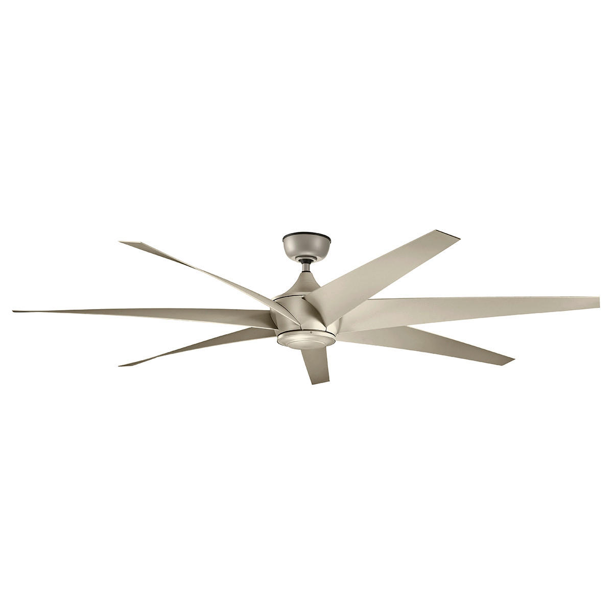 Ventilator mit Beleuchtung Lehr 203/51 cm  - Champagner/Silberfarben, Basics, Kunststoff (203/51cm) - Elstead Lighting