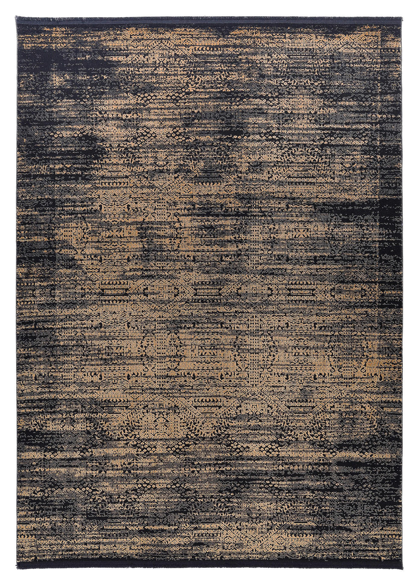 WEBTEPPICH 65/130 cm Rio  - Goldfarben, Design, Textil (65/130cm) - Dieter Knoll