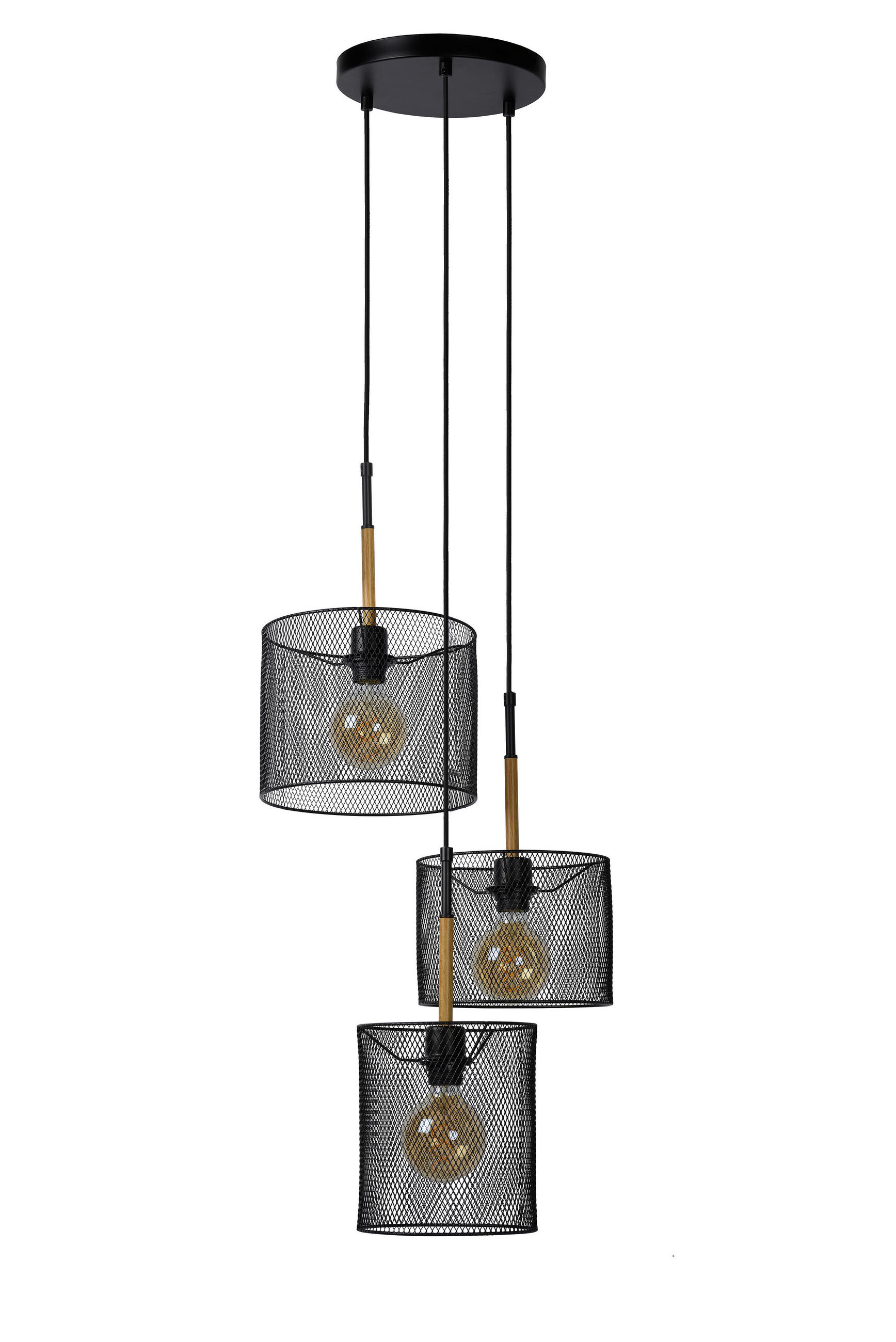 HÄNGELEUCHTE 46/150 cm  - Schwarz, Basics, Metall (46/150cm) - Lucide