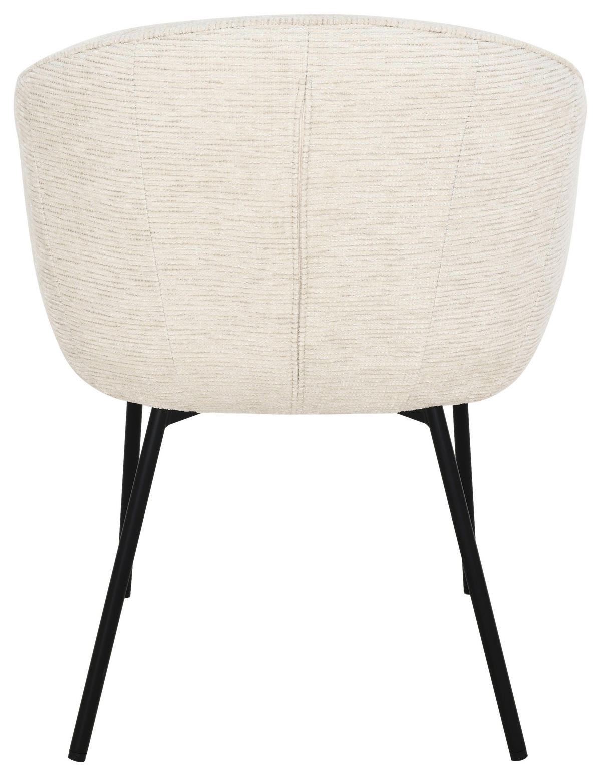 ARMLEHNSTUHL  in Eisen Leinenoptik  - Beige/Schwarz, Basics, Holz/Textil (60/81/62cm) - Livetastic