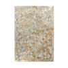 FLACHWEBETEPPICH 80/150 cm Lavish 210 Elfenbein / Gold Creme, Goldfarben  - Goldfarben/Creme, Basics, Leder/Textil (80/150cm) - Novel