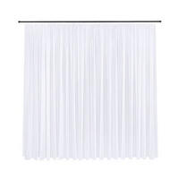 FERTIGSTORE  transparent  600/245 cm   - Weiß, Basics, Textil (600/245cm)