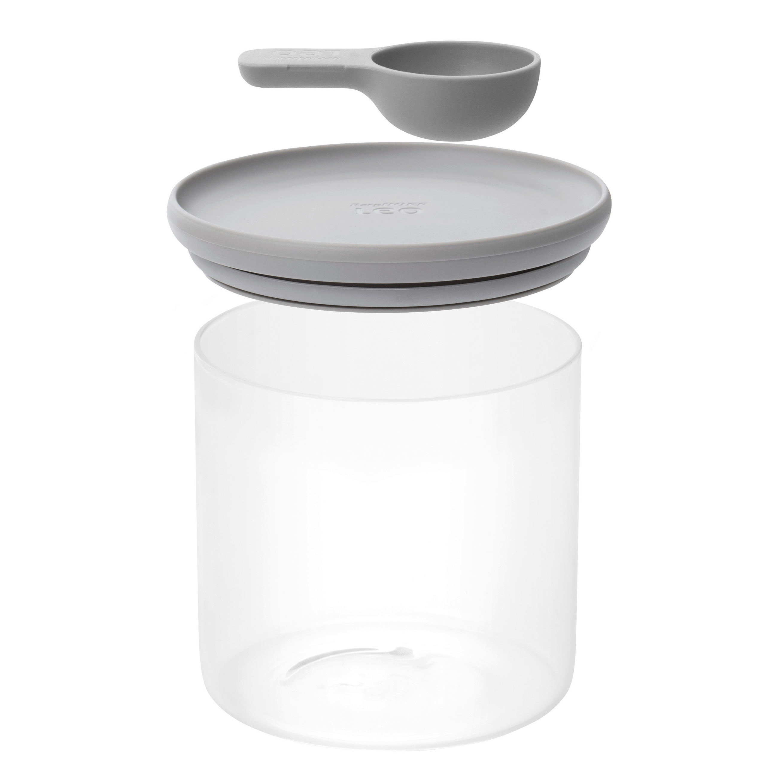 POSODA ZA SHRANJEVANJE     12/12/11 cm         - siva, Basics, umetna masa/steklo (12/12/11cm) - BergHOFF