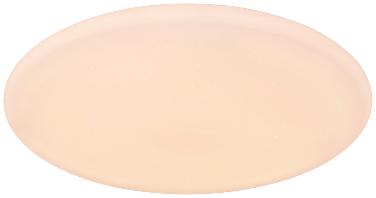 LED-DECKENLEUCHTE Rena  Smart 70/8 cm   - Opal/Weiß, Basics, Kunststoff/Metall (70/8cm) - Globo