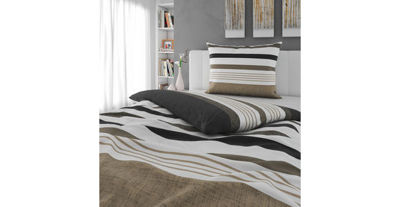 BETTWÄSCHE Renforcé 140/200 cm  - Taupe, Basics, Textil (140/200cm) - Novel