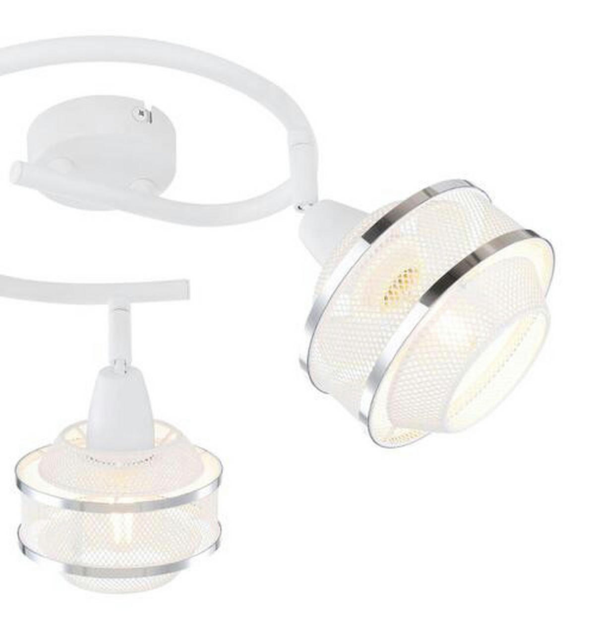 STROPNI REFLEKTOR        25/21,5 cm      E14 - barve kroma/bela, Basics, kovina (25/21,5cm) - Globo