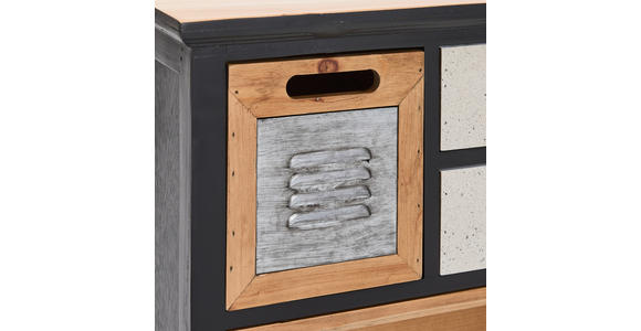 KOMMODE in 90/103/32 cm - Multicolor/Schwarz, LIFESTYLE, Holz/Holzwerkstoff (90/103/32cm) - Landscape