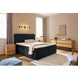 BOXSPRINGBETT 180/200 cm  in Dunkelgrau  - Dunkelgrau/Schwarz, Design, Kunststoff/Textil (180/200cm) - Xora