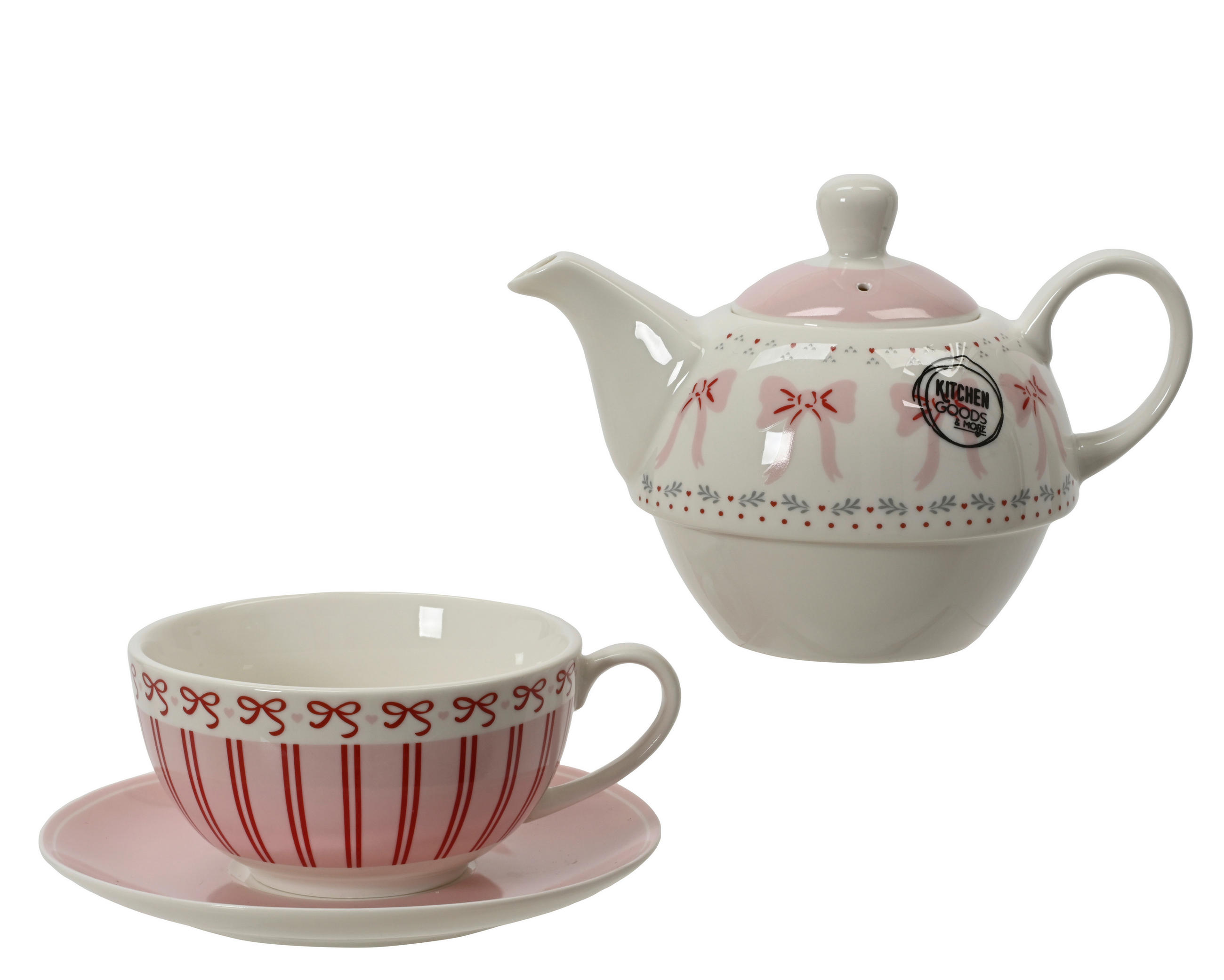 TEESET  - Rosa, Basics, Keramik (16.5/15/12cm)