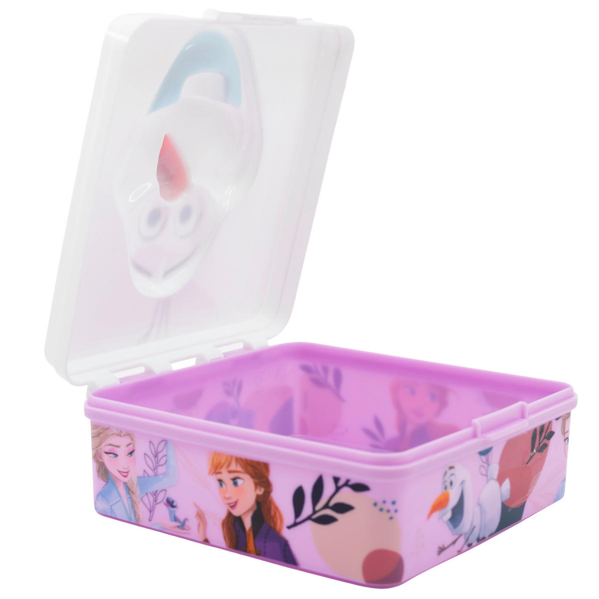 LUNCHBOX - Lila/Weiß, Basics, Kunststoff (13,5/13,5/7,5cm) - Disney
