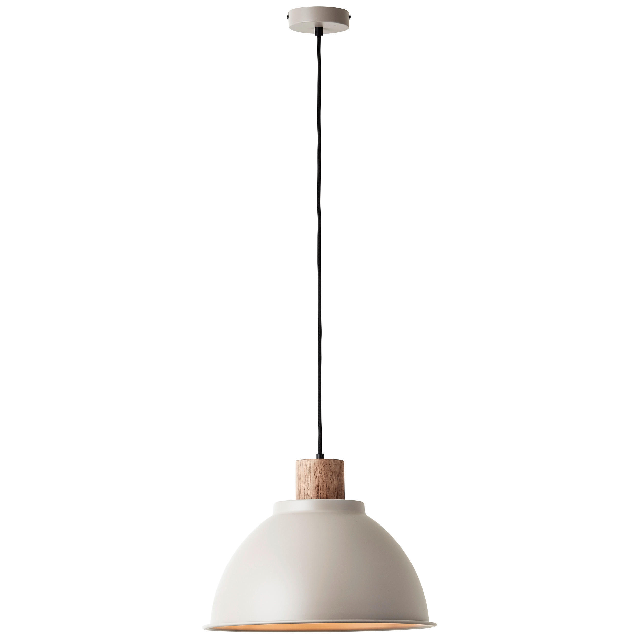 HÄNGELEUCHTE Erena 38/120 cm   - Taupe, Basics, Holz/Metall (38/120cm)