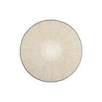 FLACHWEBETEPPICH 115/115 cm Cascara Beige Beige  - Beige, KONVENTIONELL, Kunststoff/Textil (115/115cm) - wash+dry