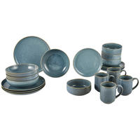 KOMBISERVICE Marbella 20-teilig  - Blau, Trend, Keramik - Novel