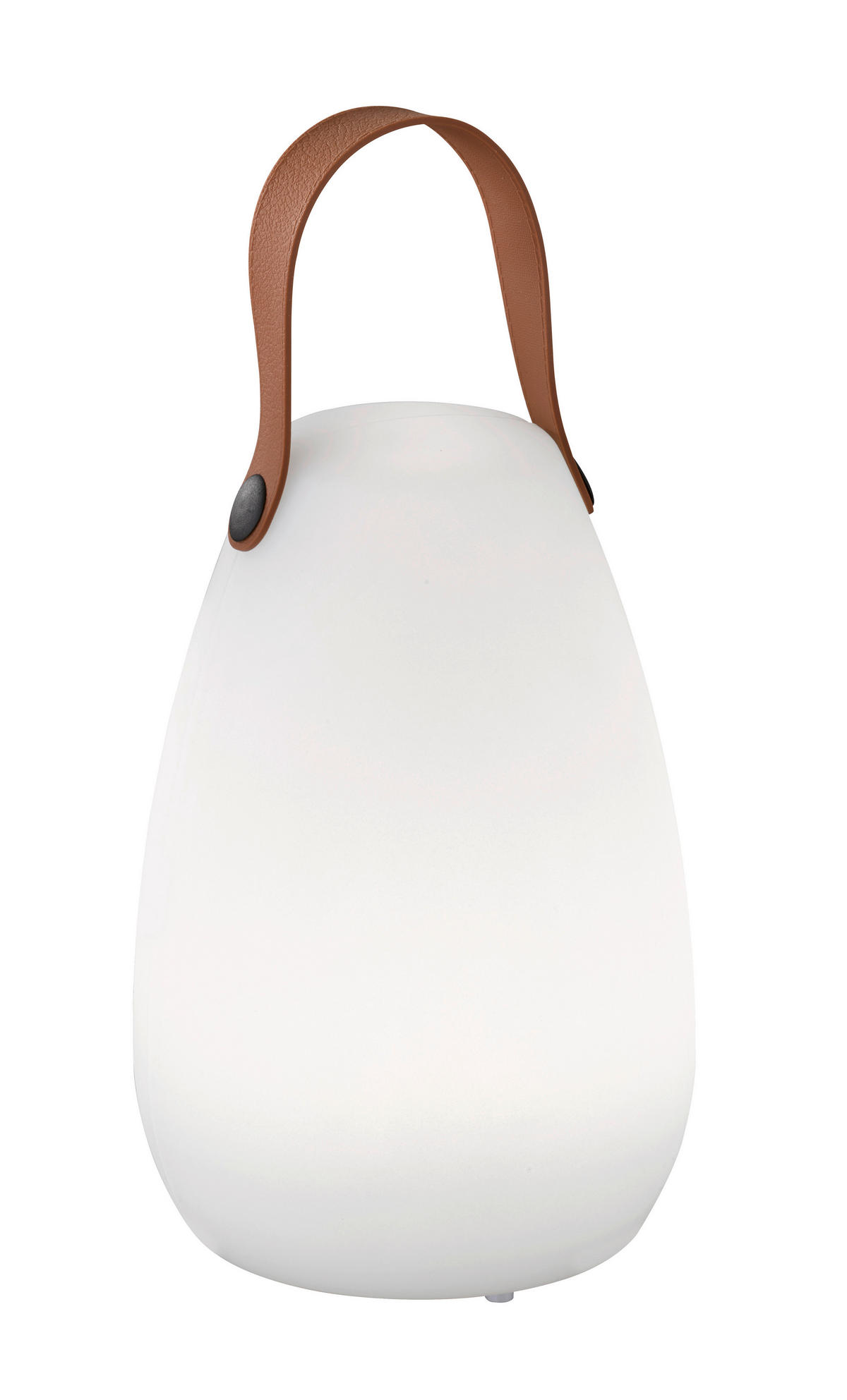 AKKU-TISCHLEUCHTE Ruby 14/20 cm  - Weiß, Trend, Kunststoff (14/20cm)