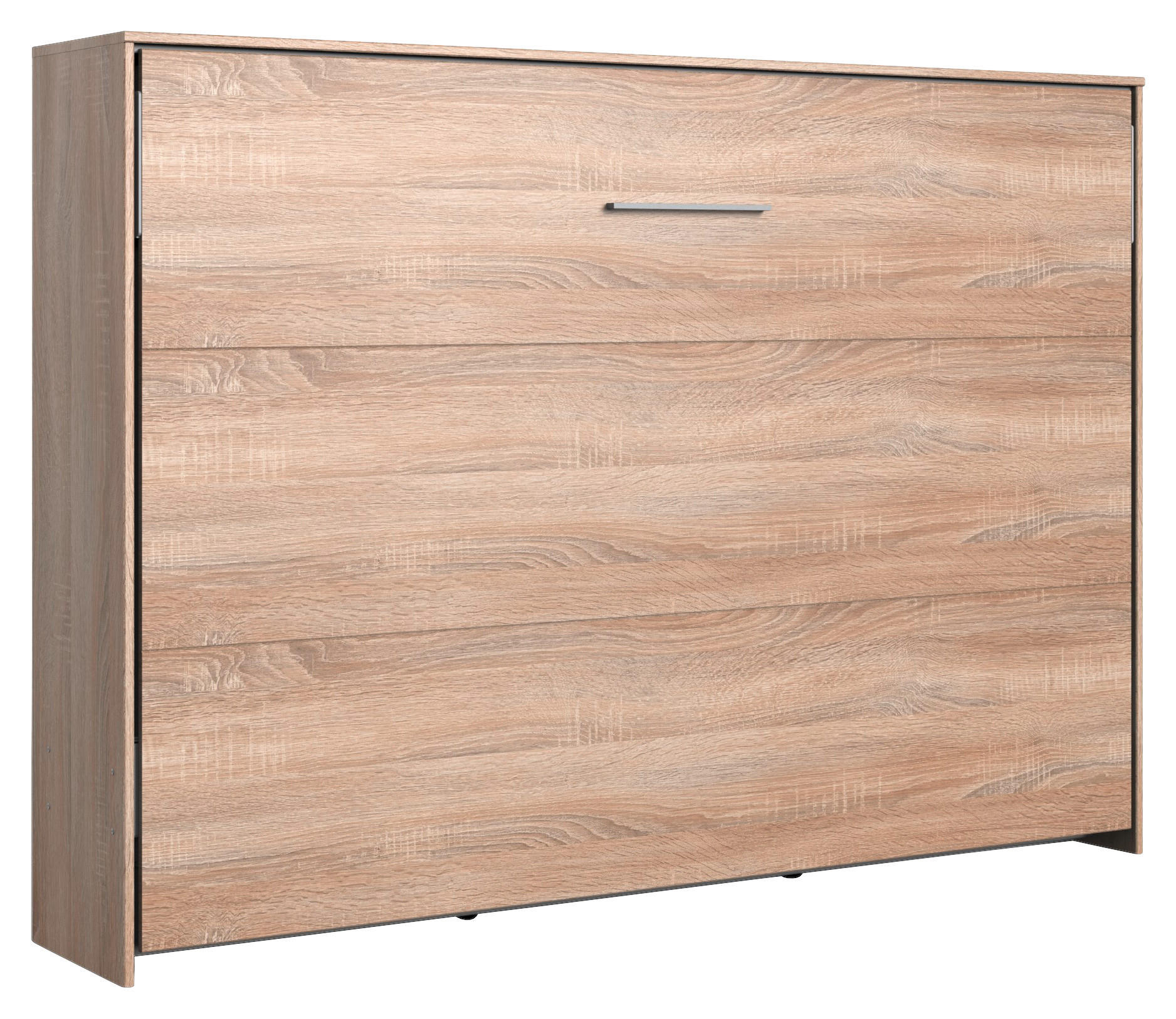 ZIDNI KREVET 140/200 cm   - boje hrasta, Konvencionalno, drvni materijal/metal (140/200cm) - MID.YOU