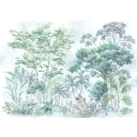 VLIESTAPETE  - Blau/Weiß, Basics (350/250cm) - Xora