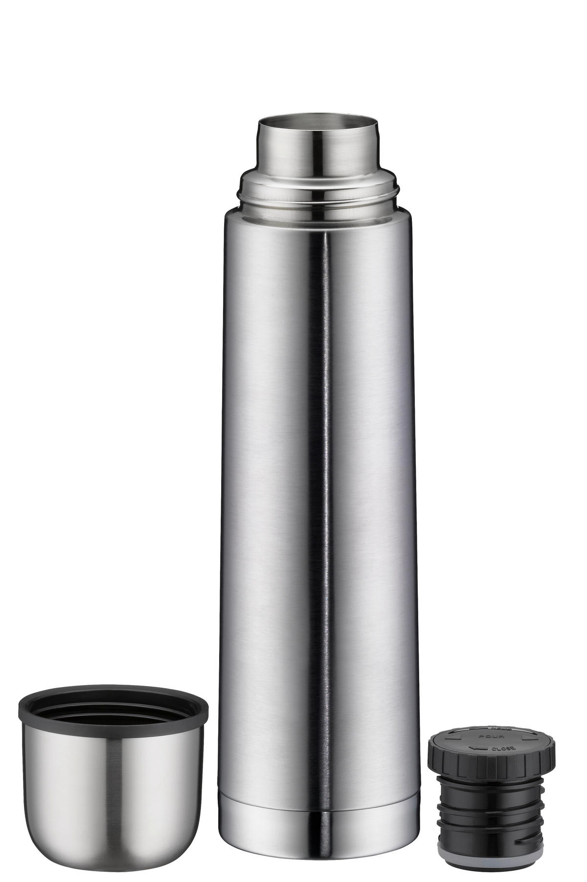 ISOLIERFLASCHE ISOTHERM ECO 0,75 L  - Edelstahlfarben, Design, Metall (0,75l) - Alfi