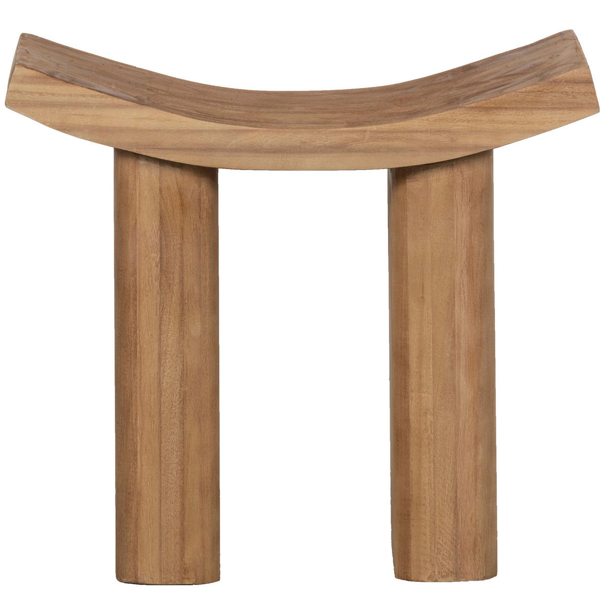 HOCKER in Holz Naturfarben  - Naturfarben, Design, Holz (50/45/25cm) - Livetastic