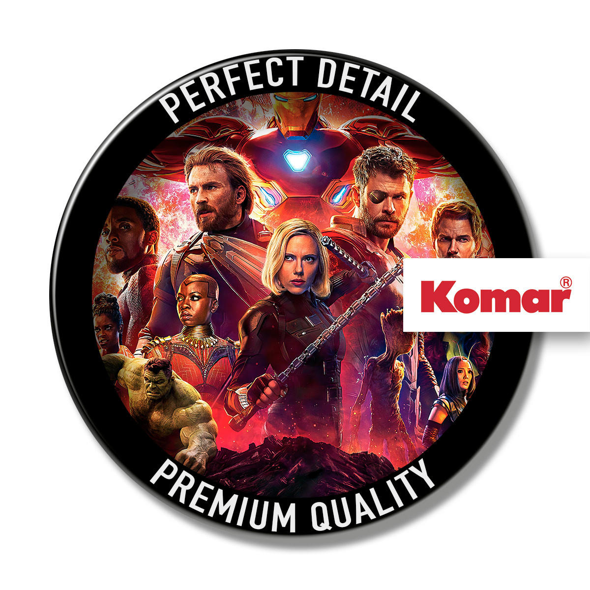 FOTOTAPET 184/254 cm  - multicolor, Basics (184/254cm) - Komar