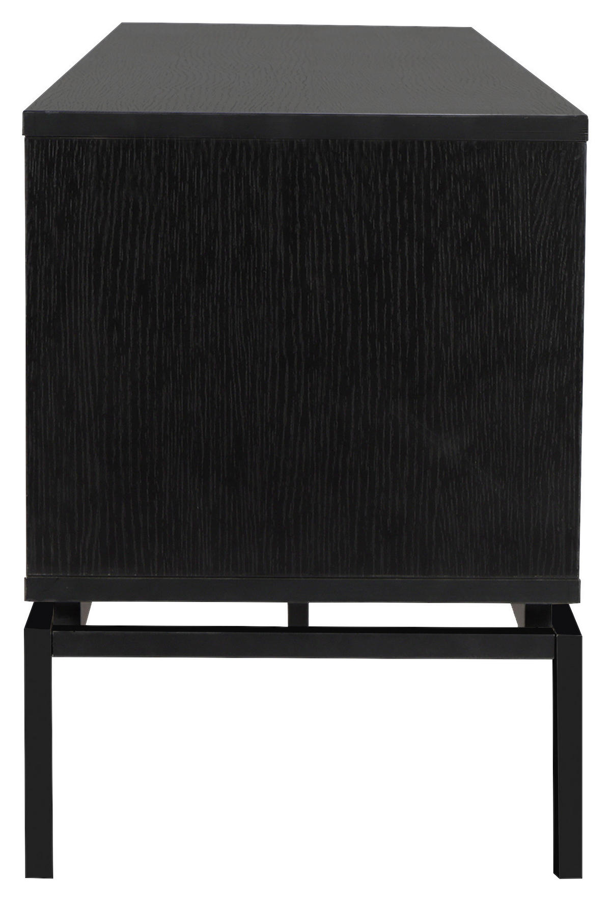 TV-SZEKRÉNY 180/55/40 cm  - fekete/natúr, Design, faalapú anyag (180/55/40cm) - Xora
