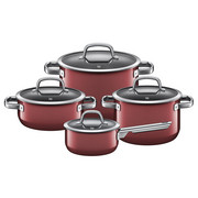 KOCHTOPFSET 4-teilig - Design, Glas/Metall - WMF
