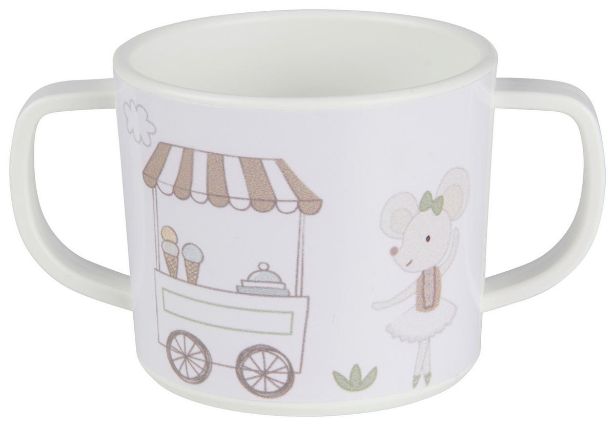 KINDERTASSE  - Braun/Grün, Basics, Kunststoff (7,5/6,5cm) - My Baby Lou