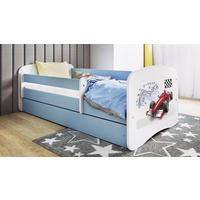 KINDER-/JUNIORBETT - Blau/Birkefarben, MODERN, Holz/Holzwerkstoff (80/160cm) - MID.YOU