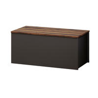 TRUHE - Eichefarben/Anthrazit, Design, Holz (45/45,5/90cm) - Livetastic
