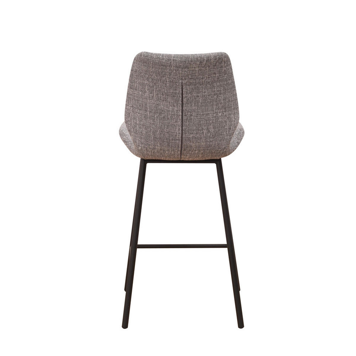 SADA BAROVÝCH ŽIDLÍ 2 kusy - šedá/černá, Design, kov/textil (47/99/55cm)