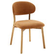 STUHL in Holz, Textil Currygelb, Wildeiche  - Currygelb/Wildeiche, KONVENTIONELL, Holz/Textil (50/82/57cm) - Venda