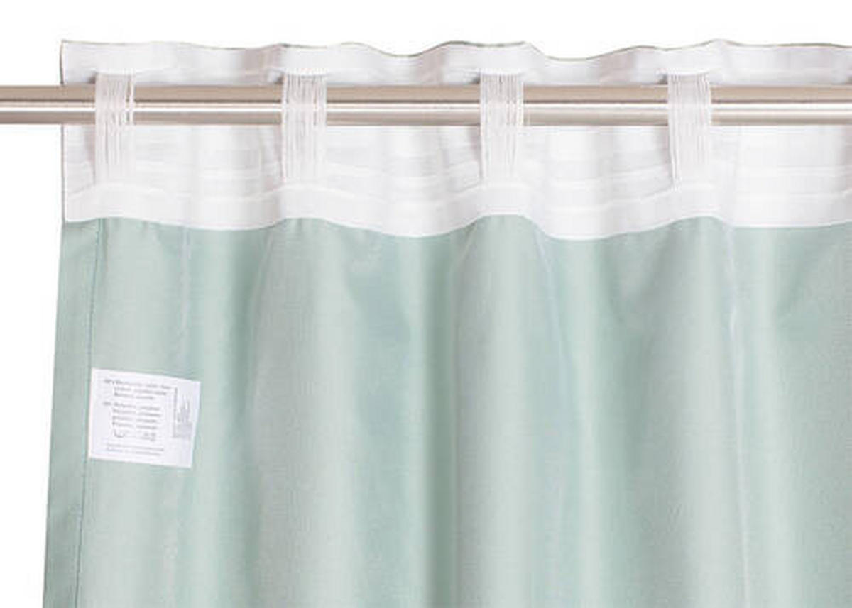 FERTIGVORHANG blickdicht  - Salbeigrün, Basics, Textil (130/250cm) - Schöner Wohnen