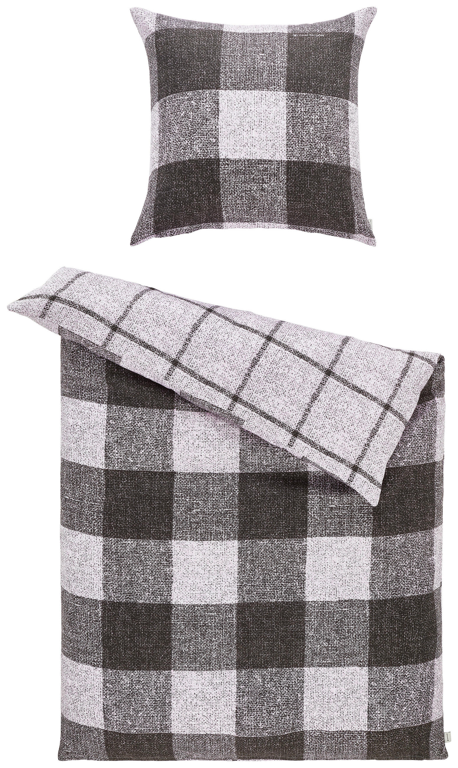 WENDEBETTWÄSCHE Satin 135/200 cm  - Grau, KONVENTIONELL, Textil (135/200cm) - Tom Tailor