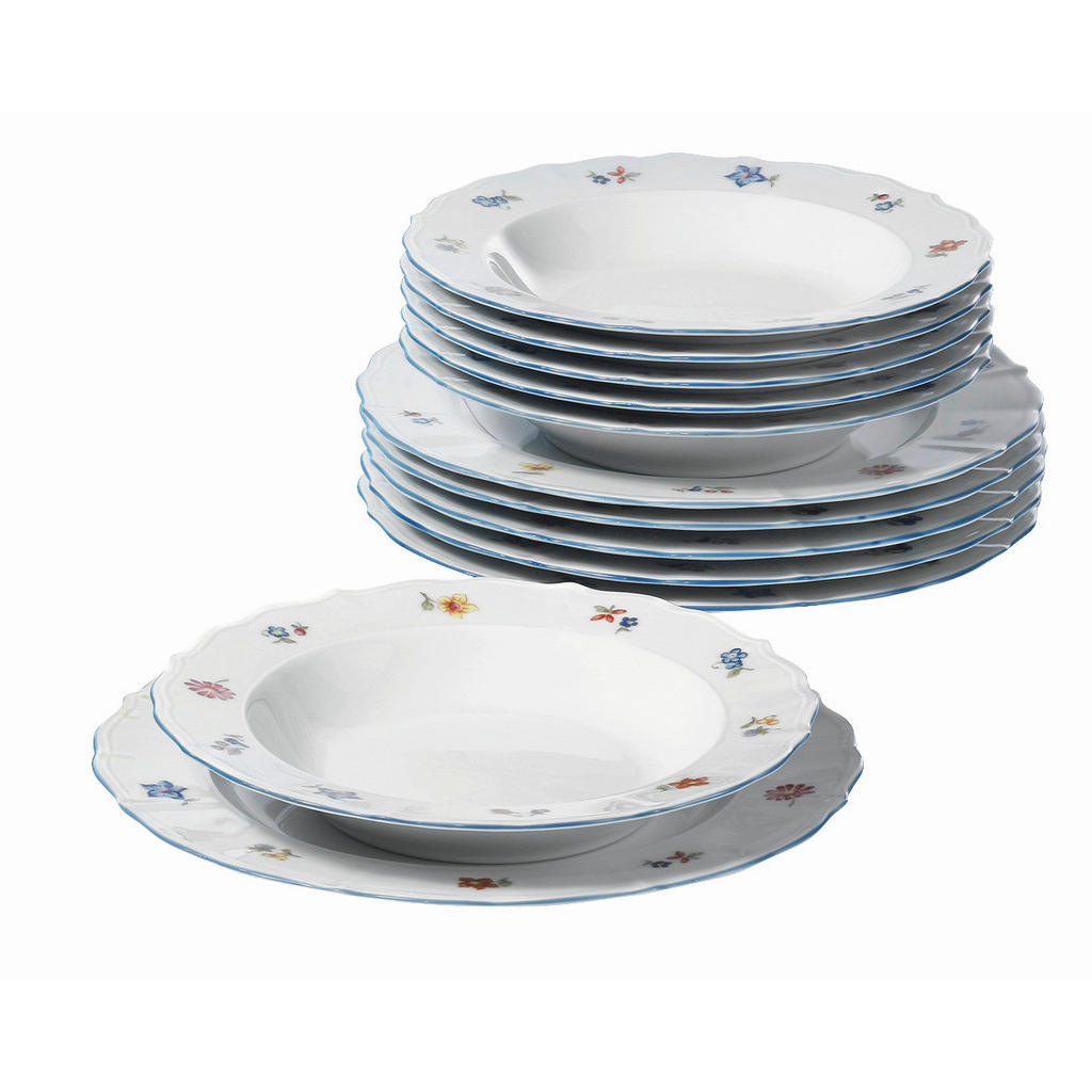 Tafelservice Sonate Porzellan Für 6 Personen, Geschirr Set