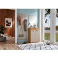 GARDEROBE 3-teilig  in 145/195/37 cm  - Taupe/Eichefarben, Design, Holz/Holzwerkstoff (145/195/37cm) - Novel