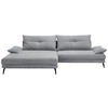 HÖRNSOFFA i flatväv mörkgrå  - mörkgrå/svart, Design, metall/textil (176/294cm) - MID.YOU